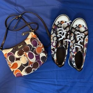 Coach Crossbody and Sneskers